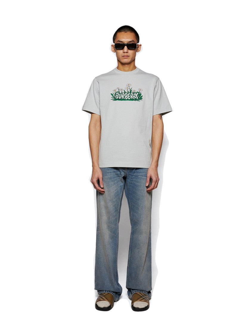 Burberry Daisy Logo T-Shirt Winter Grey