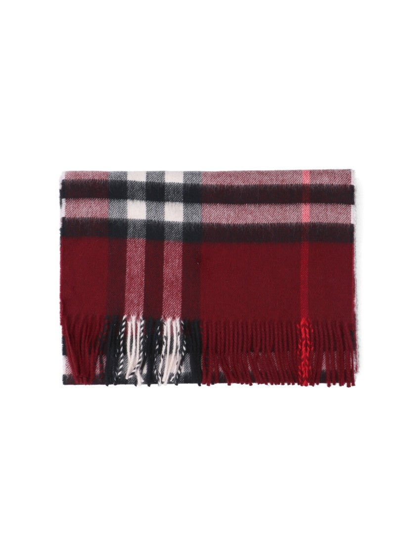 Burberry "Check" Scarf – Bordeaux