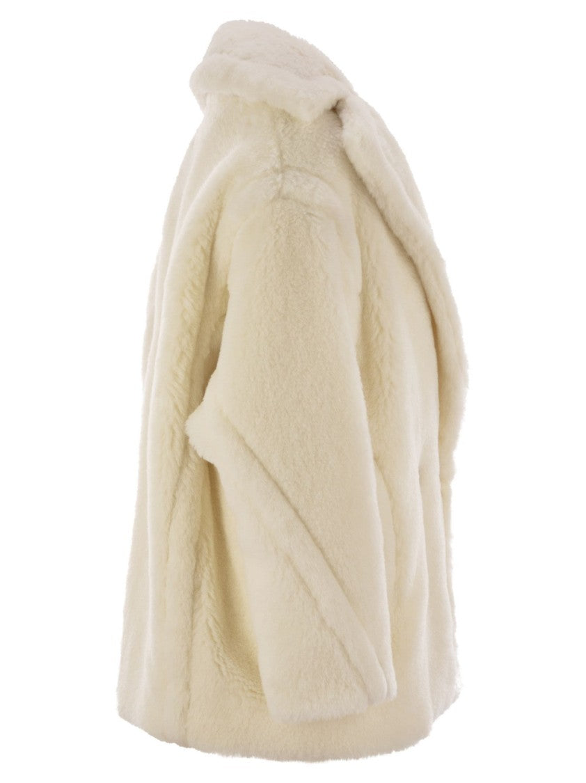 Max Mara Olga - Teddy Bear Icon Coat Short In Alpaca And Wool