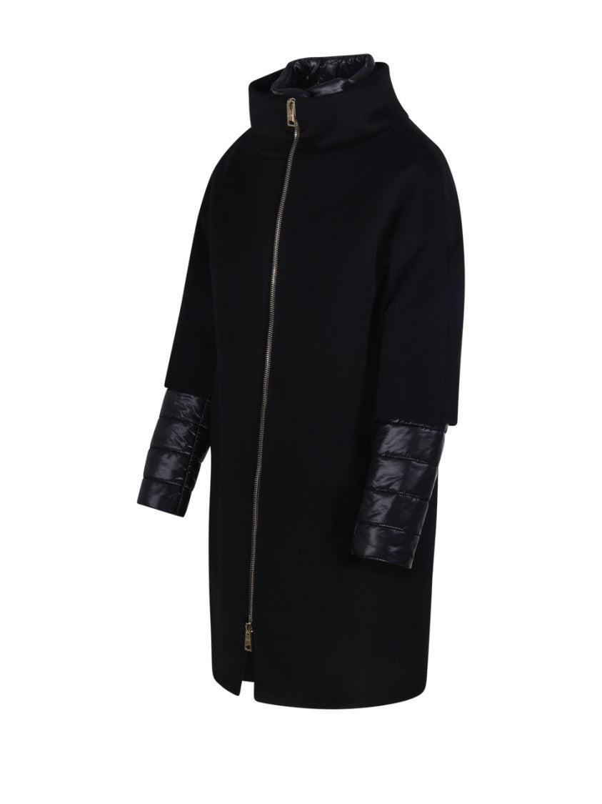 Herno Short Coat With High Collar