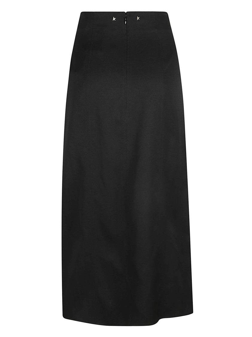 Golden Goose Straight Silhouette Black Skirt