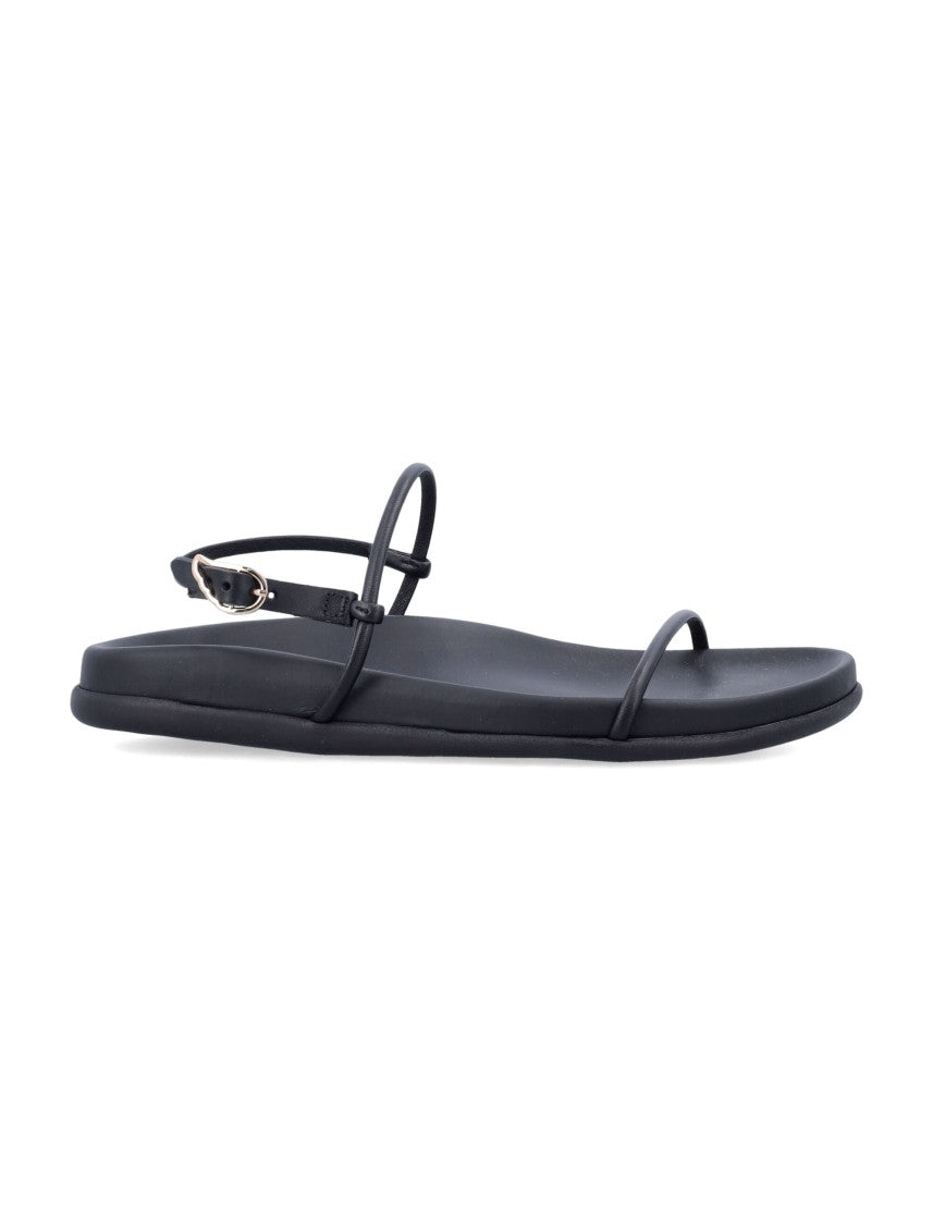 Ancient Greek Sandals Minimalist Black Sandal