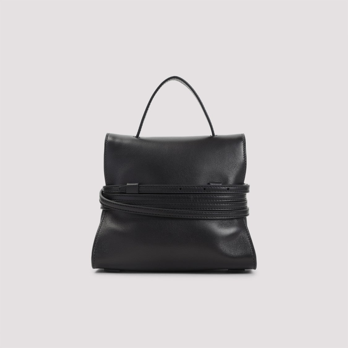 Moschino Black Leather Handbag