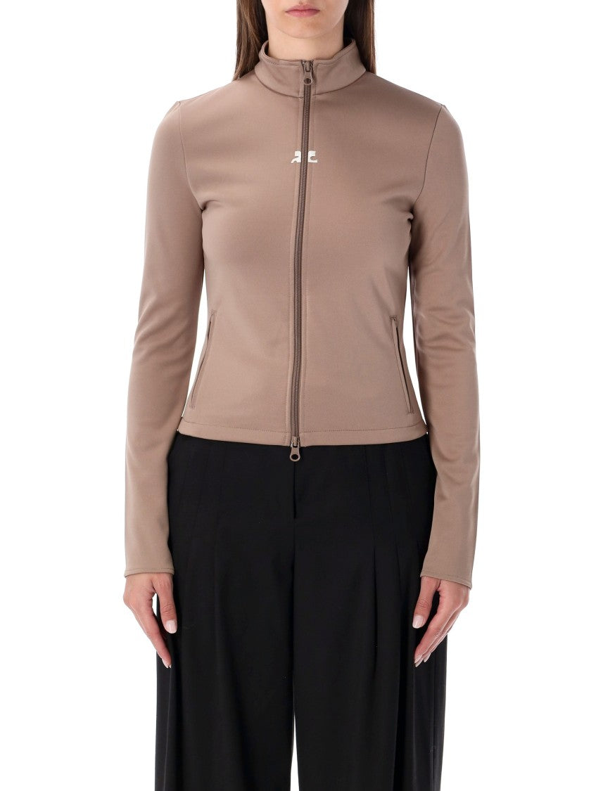 Courrèges Biker Tracksuit Interlock Jacket