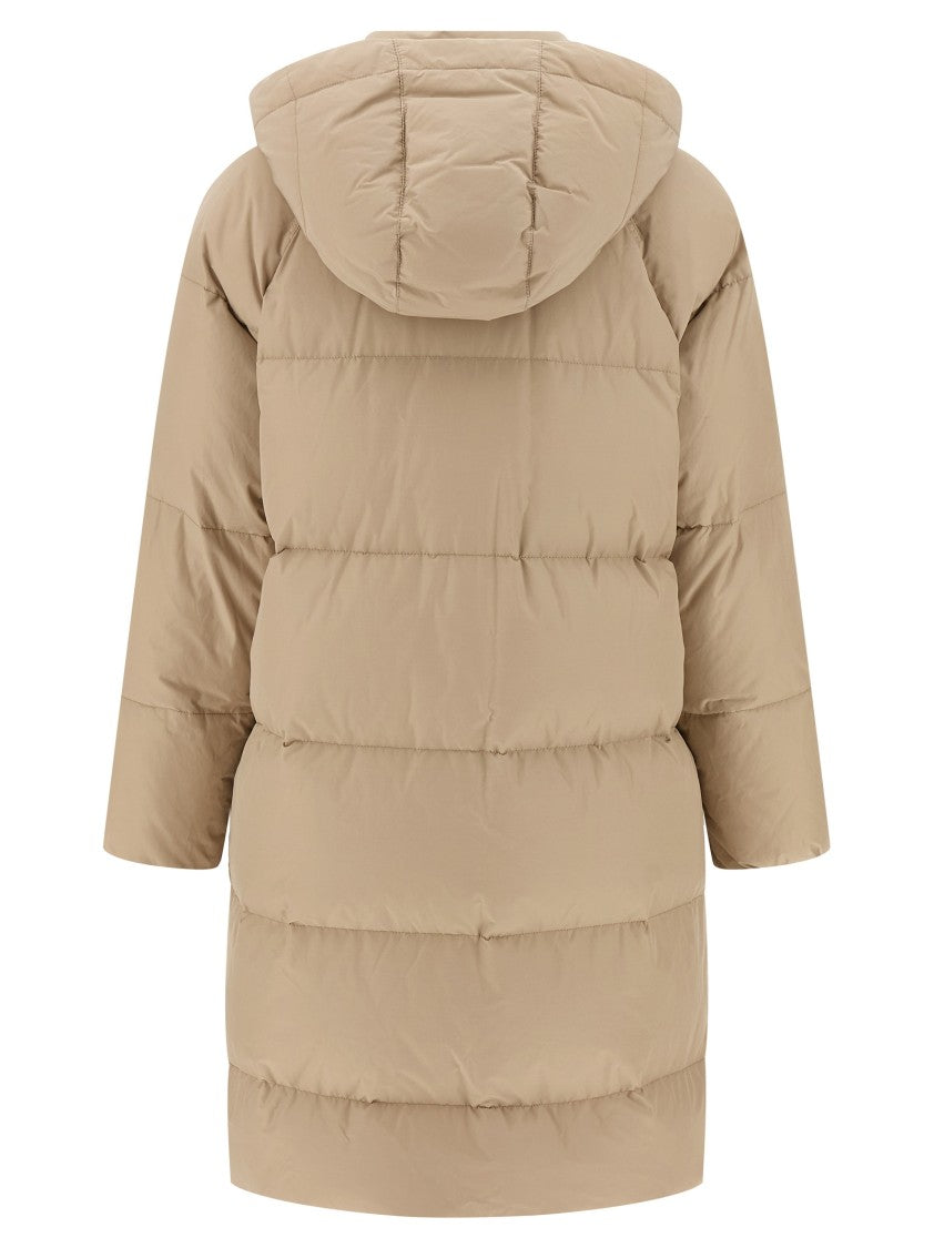 Brunello Cucinelli Shiny Zipper Pull' Down Jacket