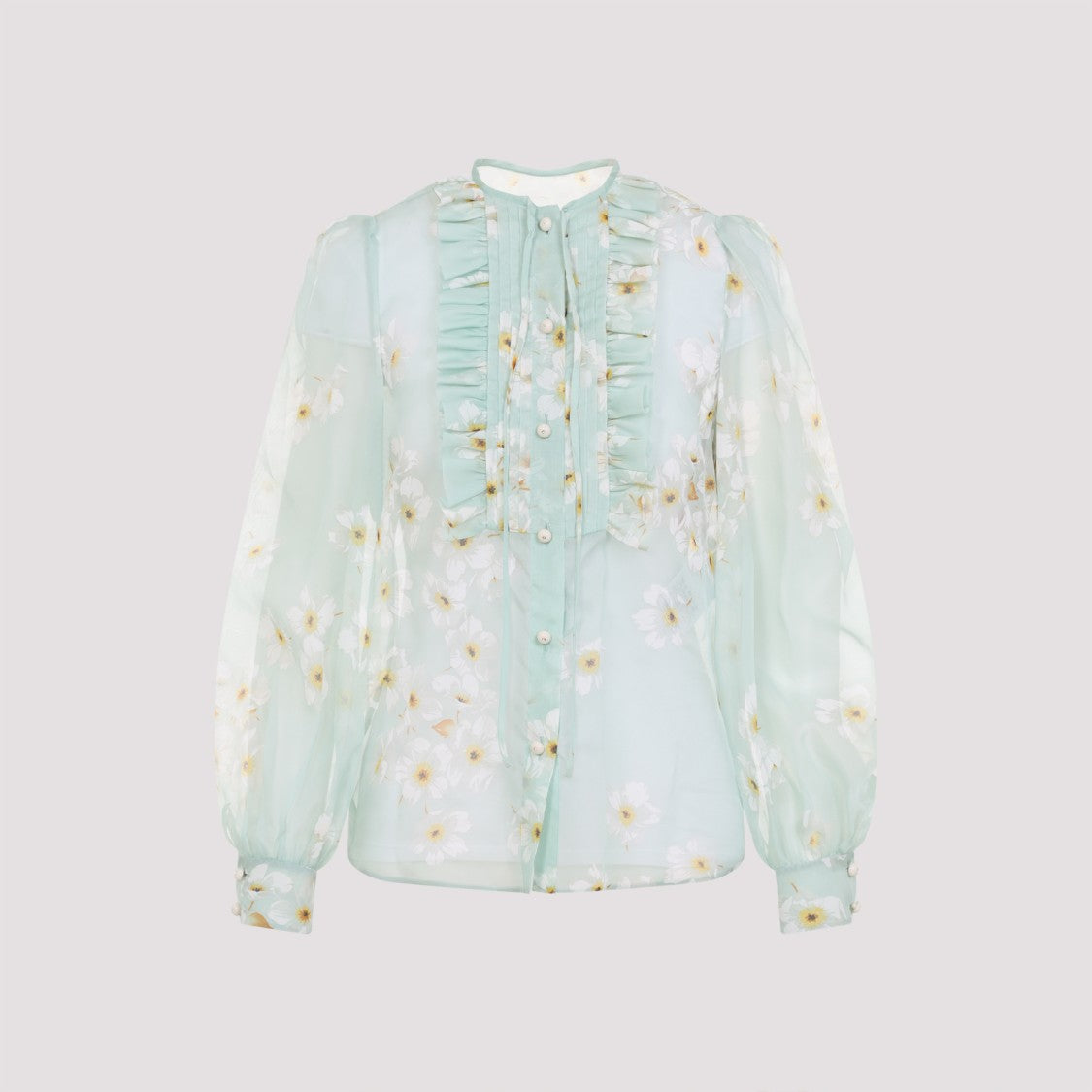Valentino Ruffled Silk Top