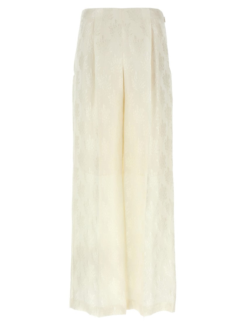 Fendi Jacquard Silk Pants