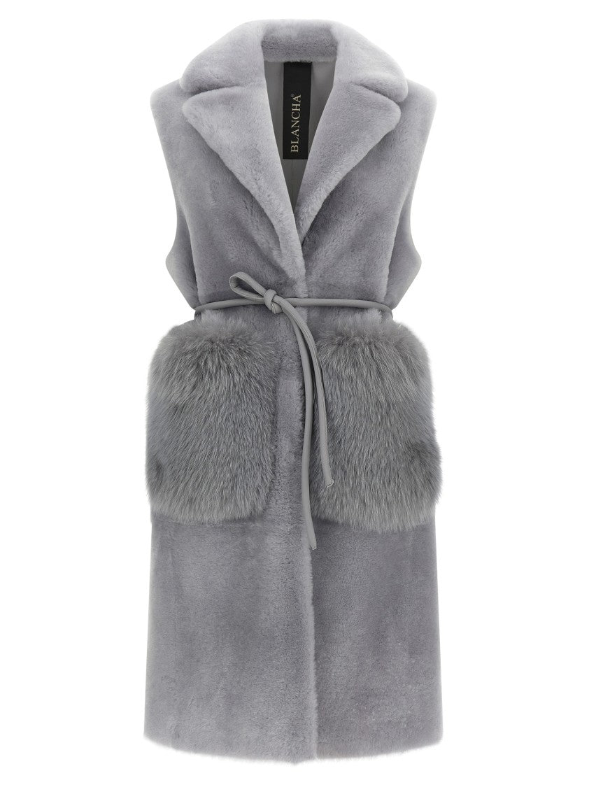 Blancha Merino Straight-Volpe Shadow' Vest