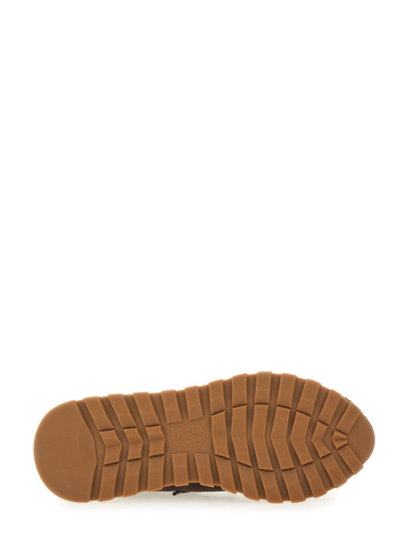 Brunello Cucinelli Suede Running Sneaker