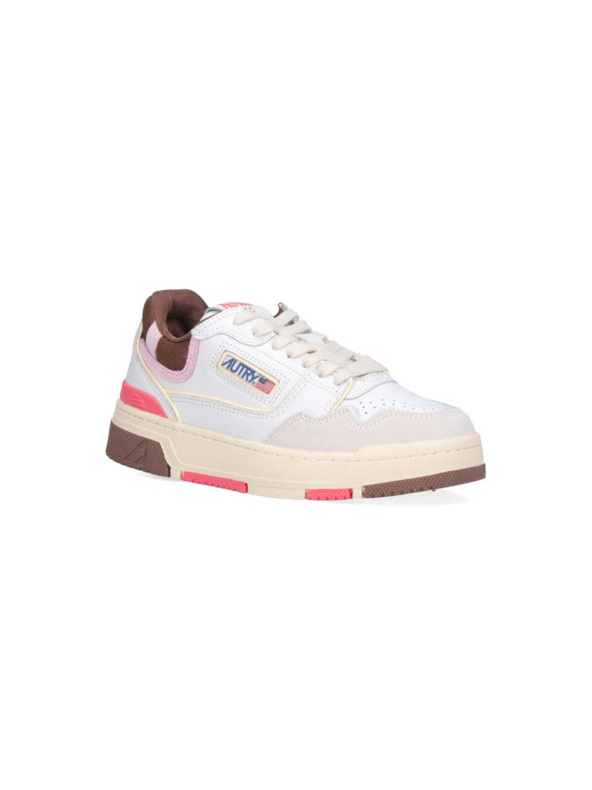 Autry Clc Low-Top Sneakers In White Leather