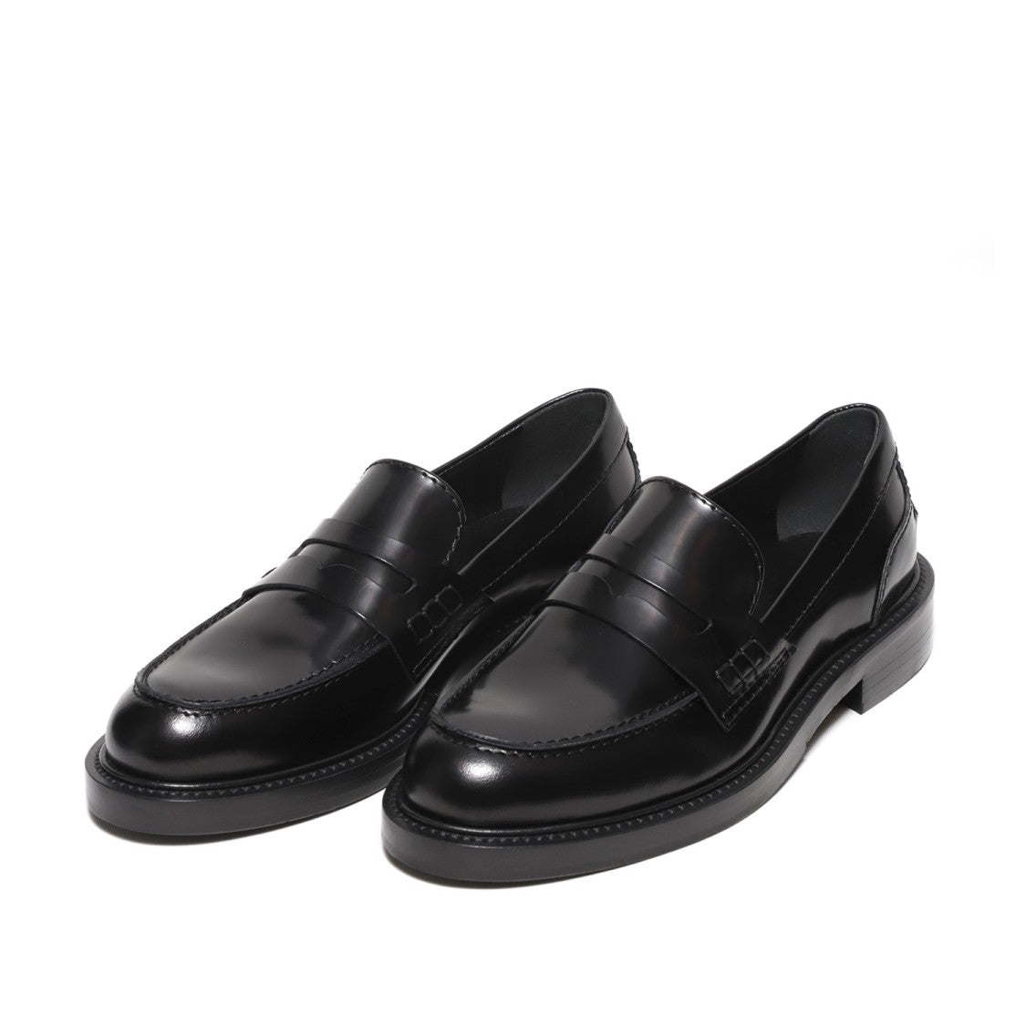 Guglielmo Rotta Moccasin With Black Brushed Leather Trim