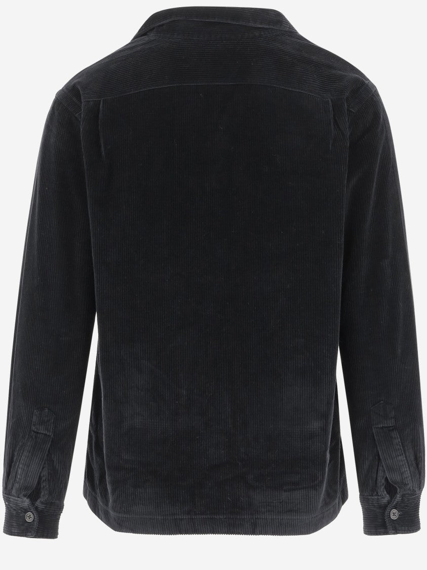 Polo Ralph Lauren Cotton Velvet Shirt With Classic Collar And Textured Detailing