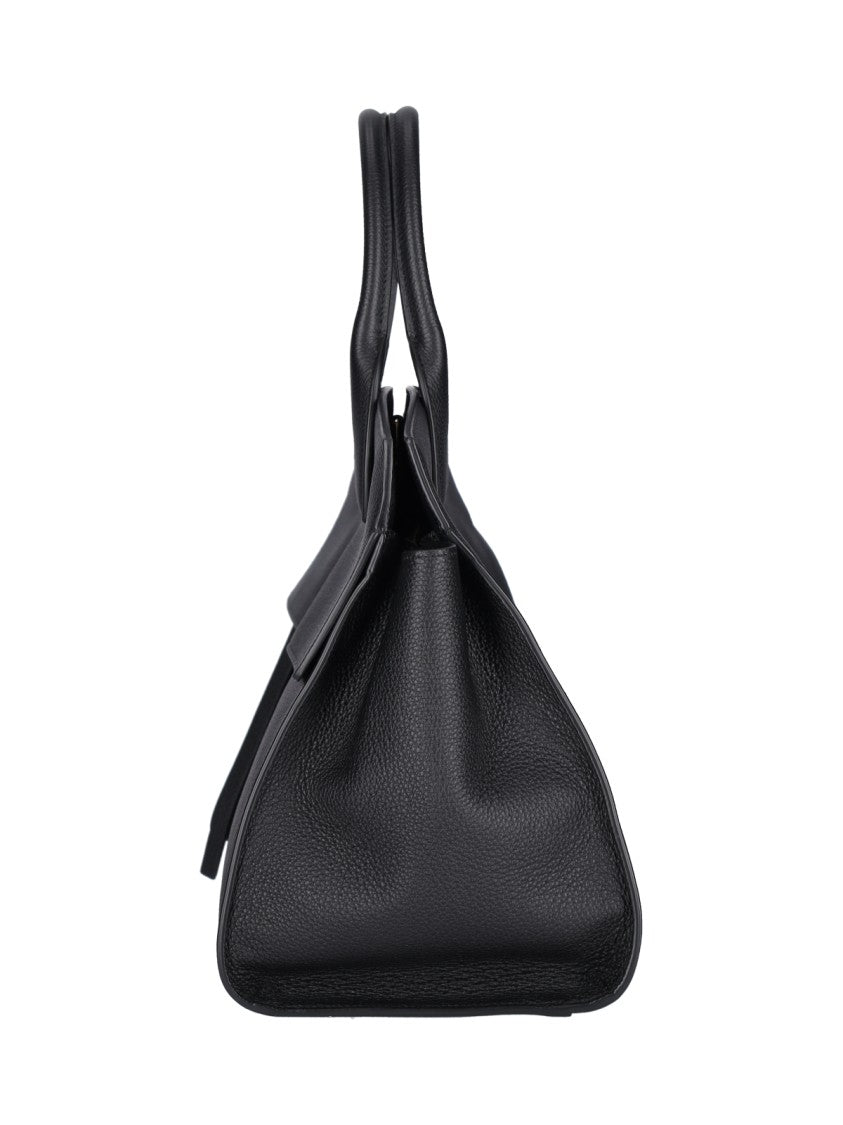Ferragamo Medium 'Studio' Handbag – Black