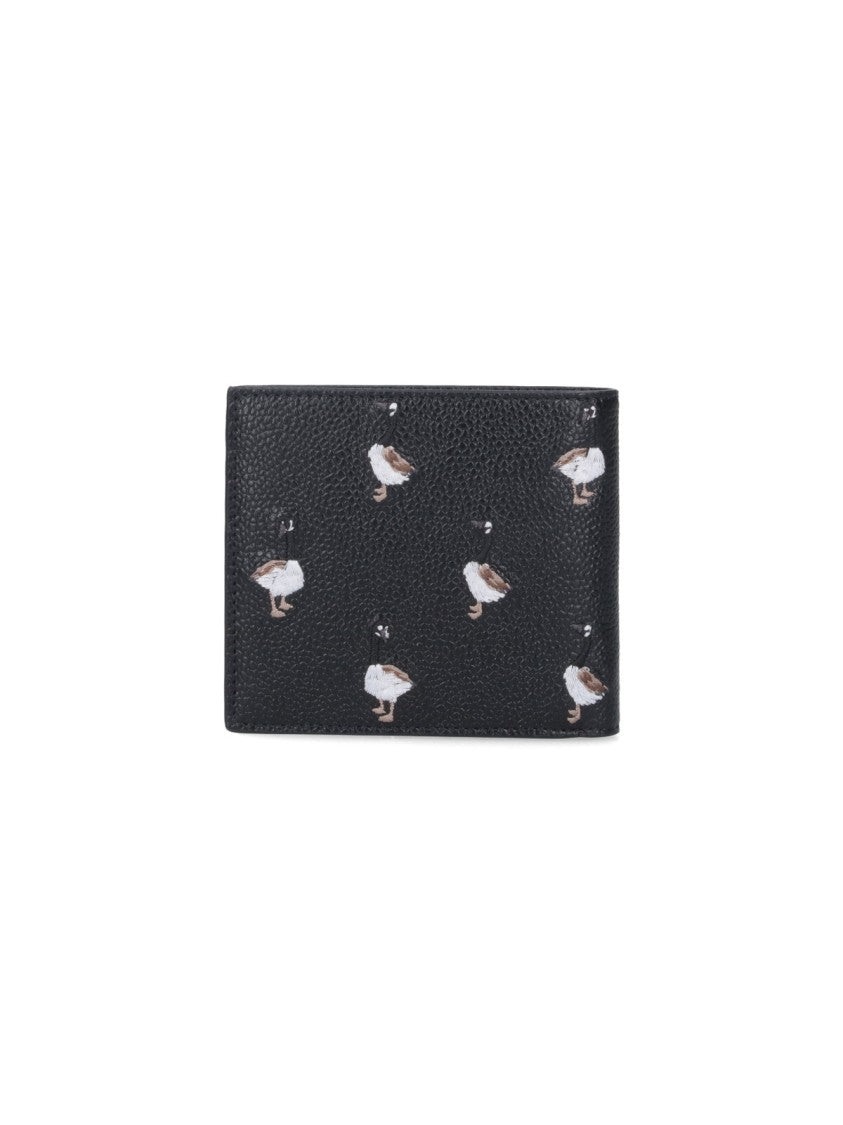 Thom Browne "Goose" Bi-Fold Wallet Black