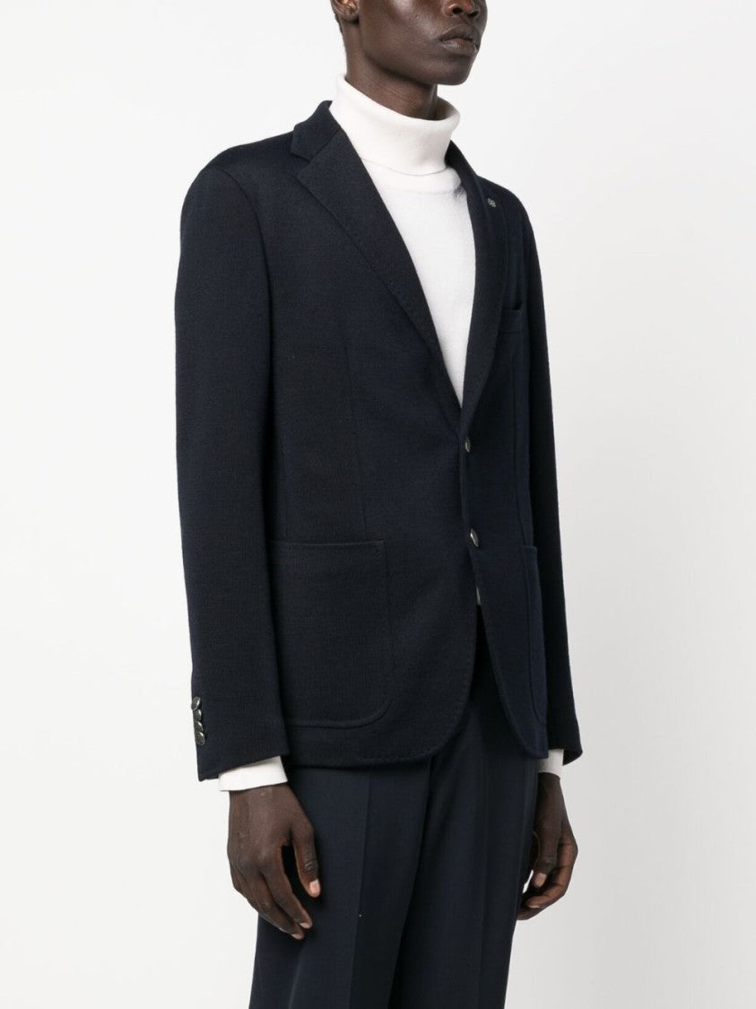 Tagliatore Tailored Blazer-Style Jacket With Textured Weave