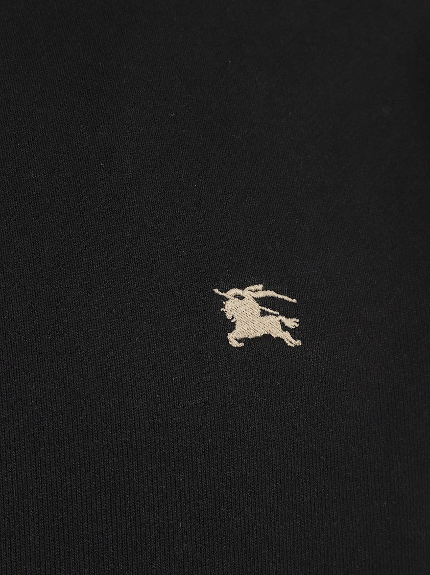 Burberry Black Cotton Sweatshirt