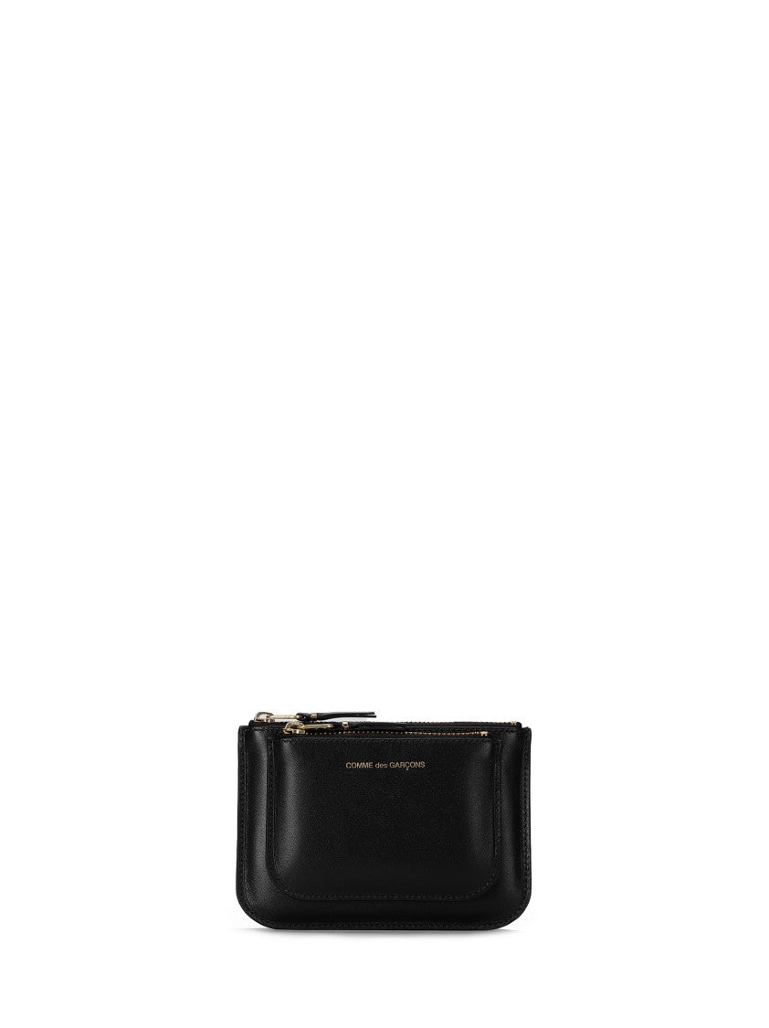 Comme Des Garçons Rectangular Black Coin Purse