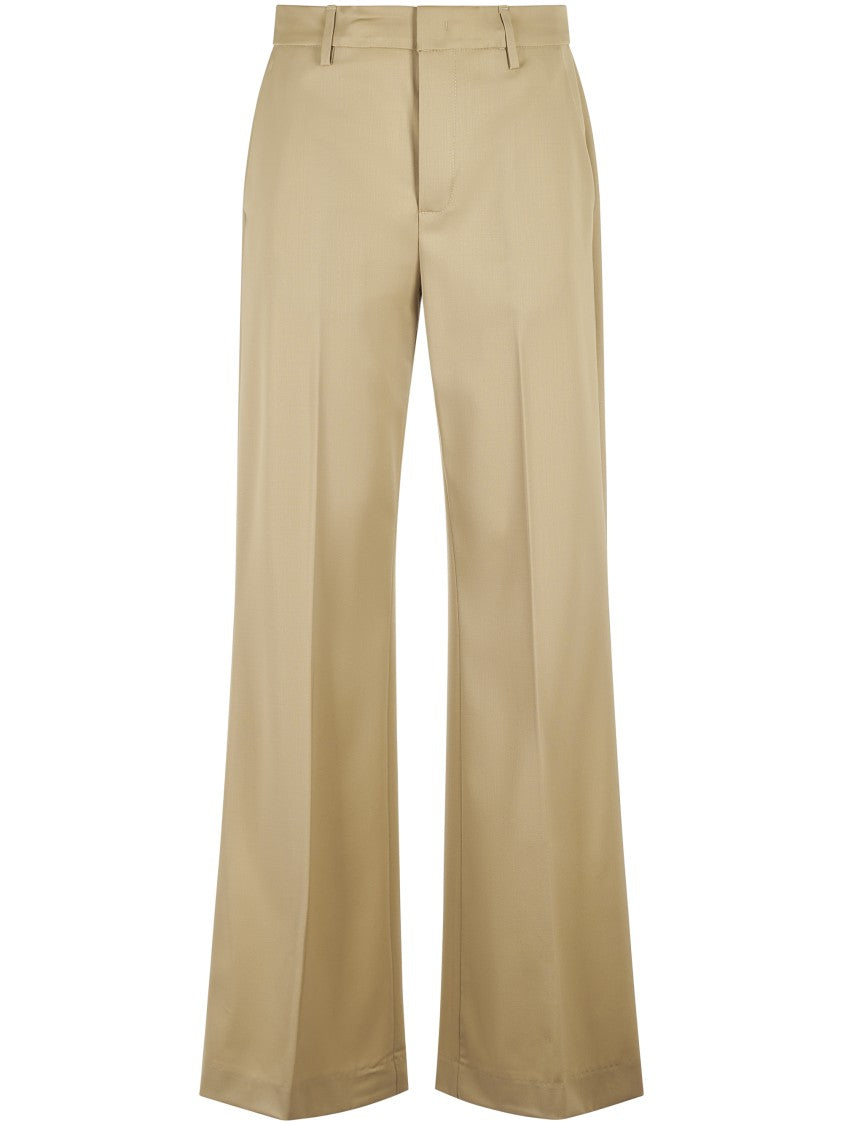 Dondup Tailored Wide-Leg Shorts With Smooth Finish