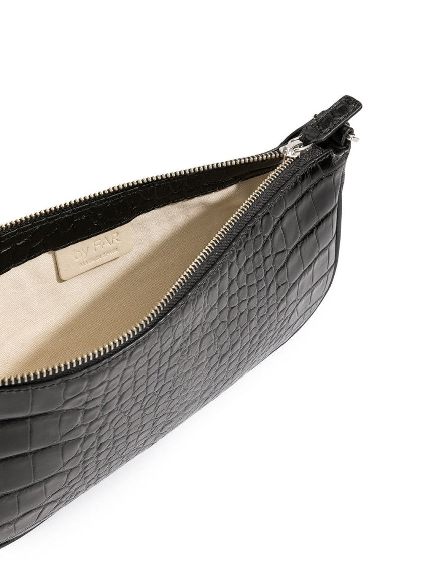By Far Rachel Black Leather Handbag