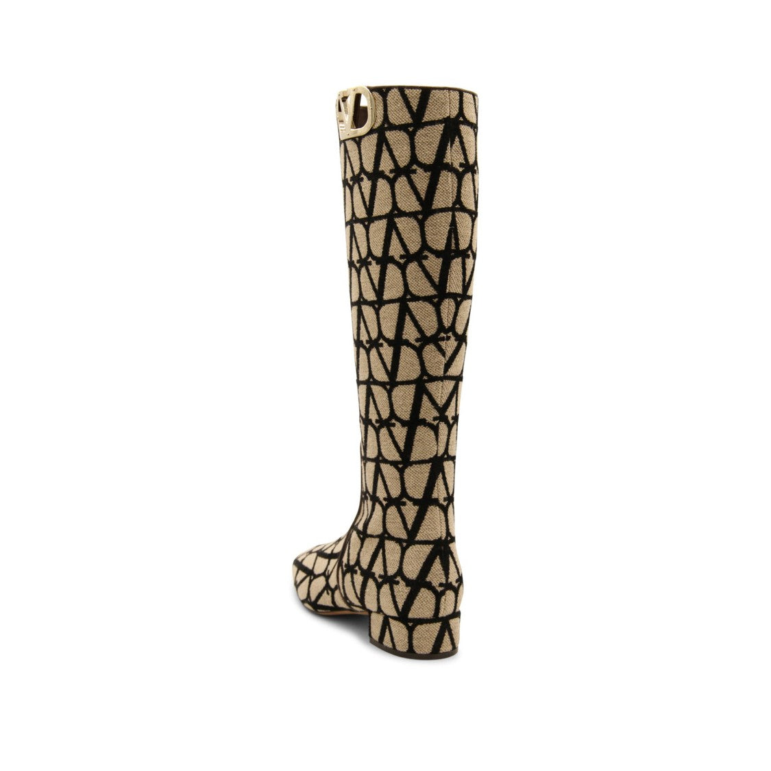Valentino Canvas Logo Boots