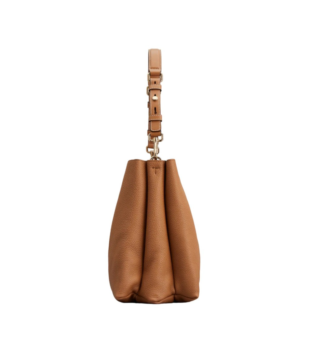 Tod's Structured Shoulder Bag With Pebbled Texture