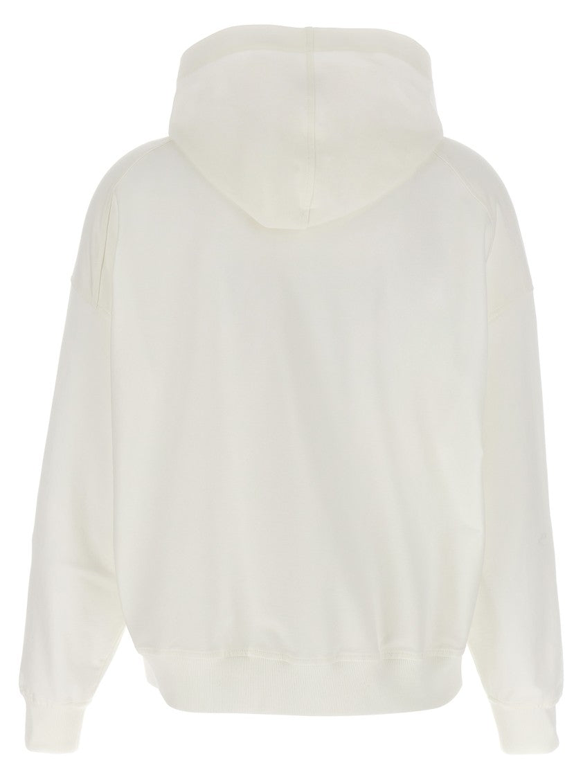 Brunello Cucinelli Gauze Cotton Hoodie With Monile Detail