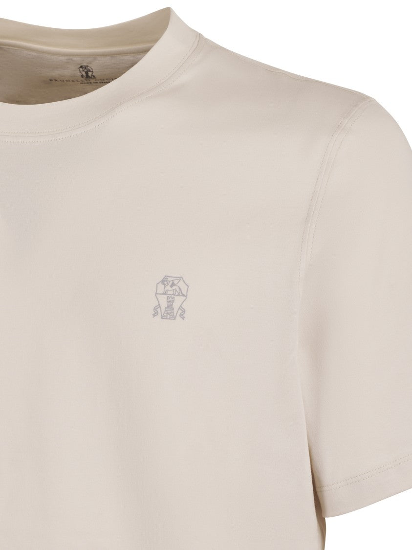 Brunello Cucinelli Relaxed Fit Crew Neck T-Shirt