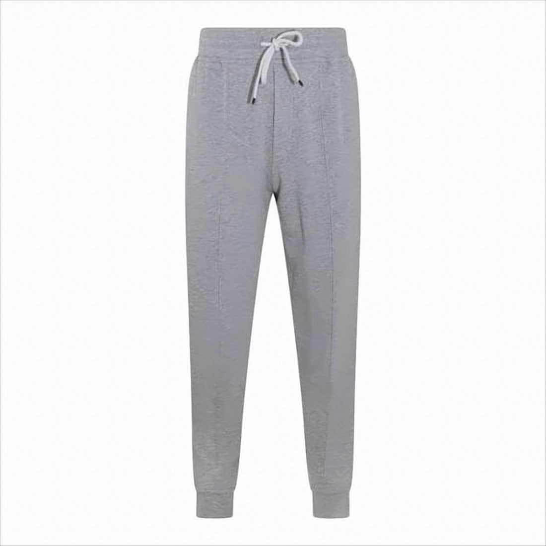 Brunello Cucinelli Heathered Grey Jogger Pants