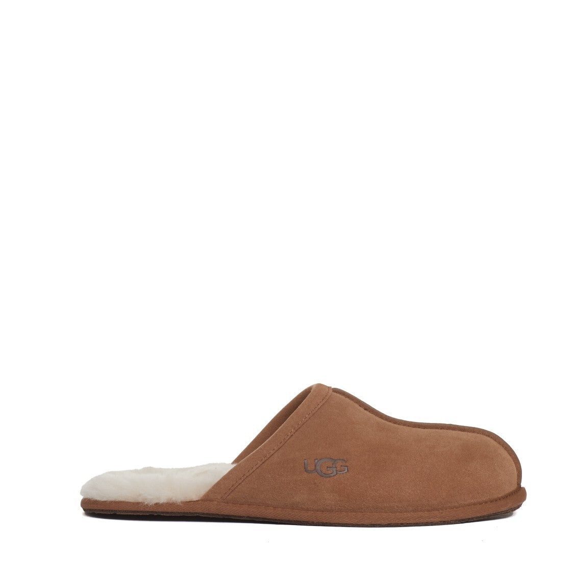Ugg Biscuit Sheepskin Scuff Slipper With Plush Interior