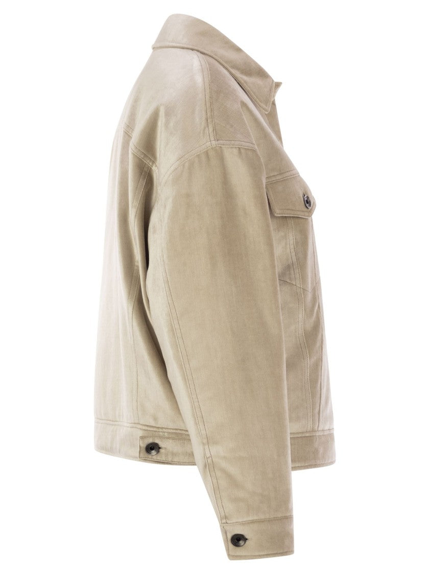 Brunello Cucinelli Four-Pocket Jacket In Cotton