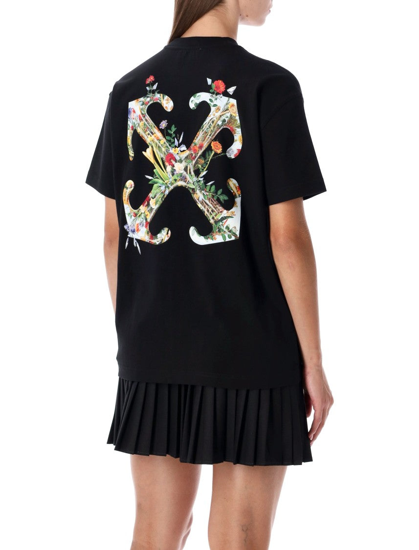 Off-White Arrow Glass Flower Tee