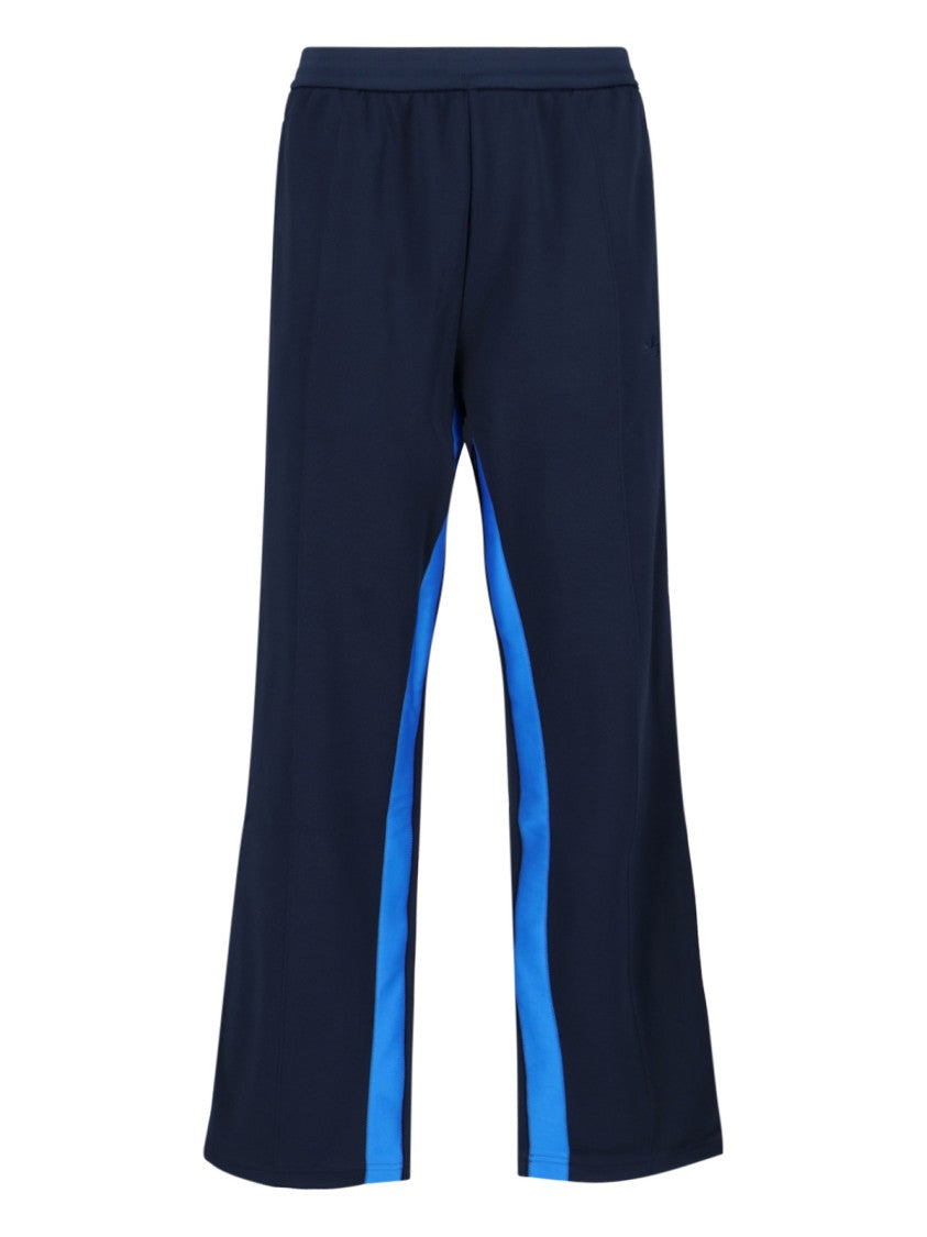 Adidas X Wales Bonner Navy Blue Activewear Pants With Elasticized Waistband