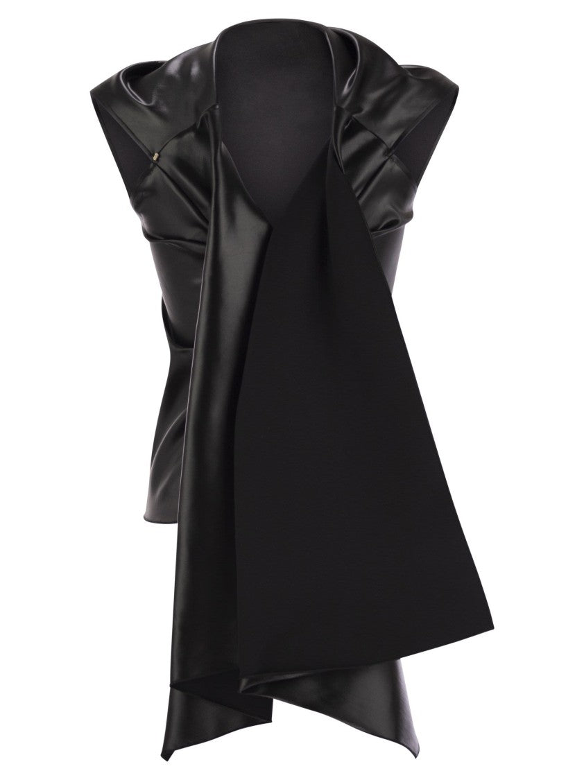 Sportmax Agadir1234 - Sleeveless Top With Drape