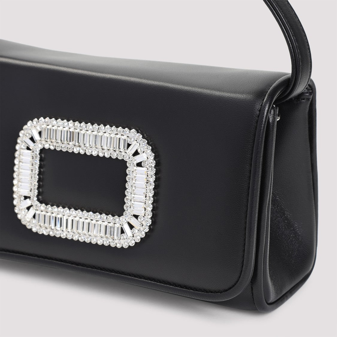 Roger Vivier Black Nappa Leather Handbag