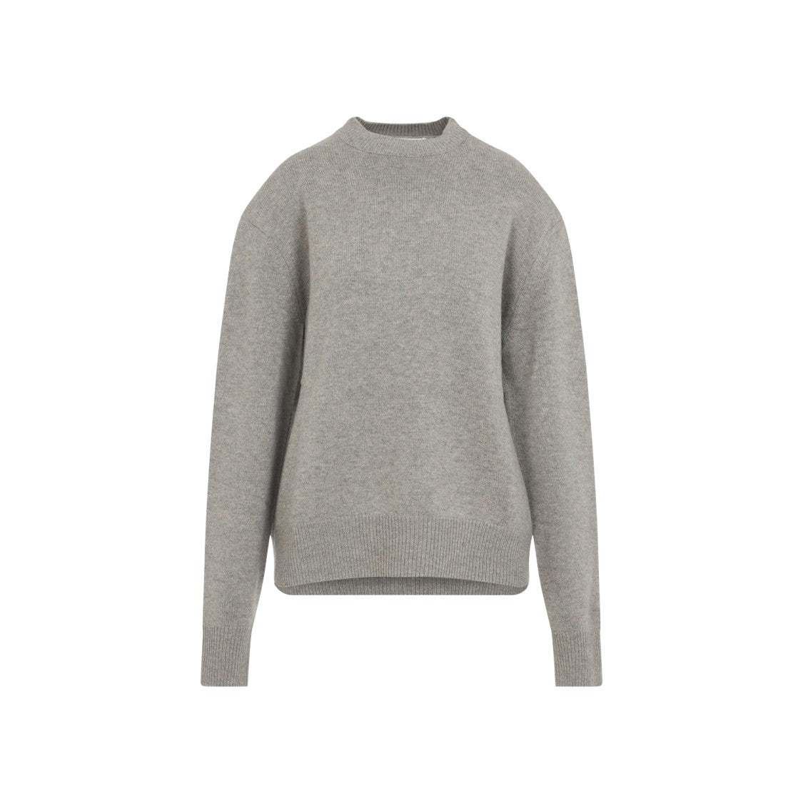The Frankie Shop Relaxed Fit Crew Neck Sweater In Luxurious Wool-Cashmere Blend