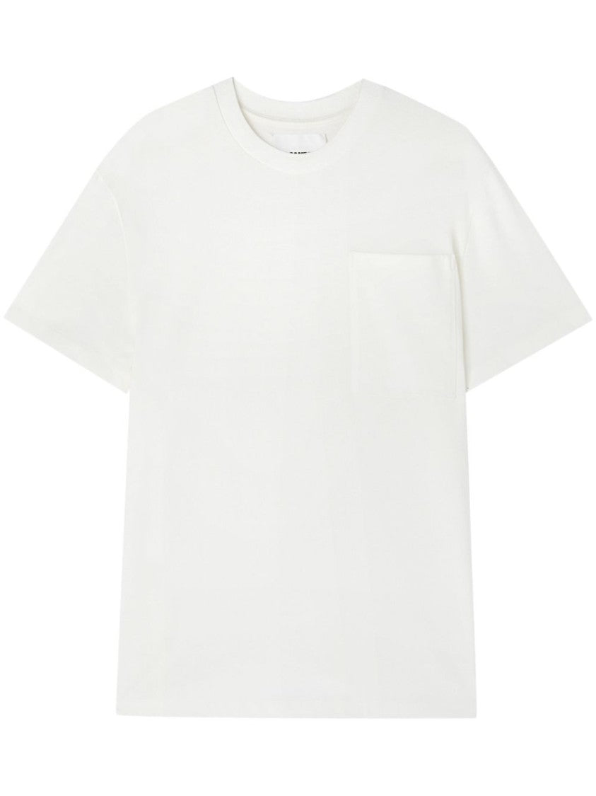 Jil Sander White Cotton T-Shirt