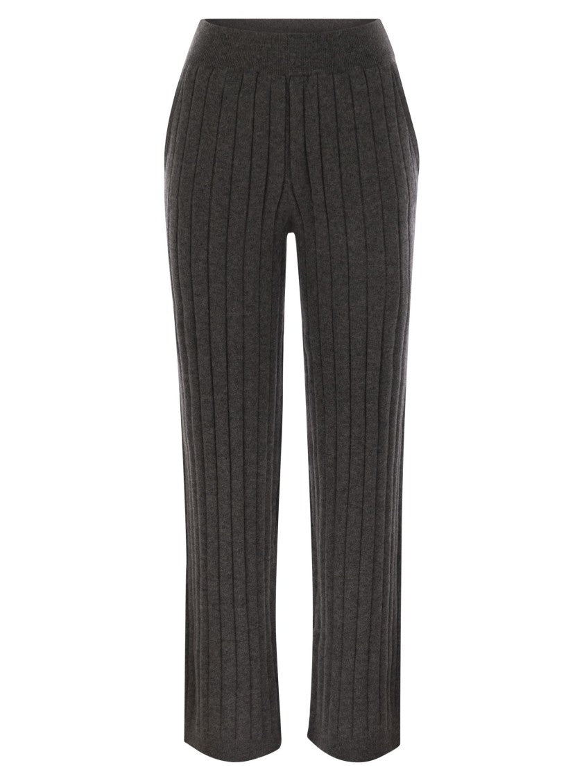 Brunello Cucinelli Pure Cashmere Knit Trousers