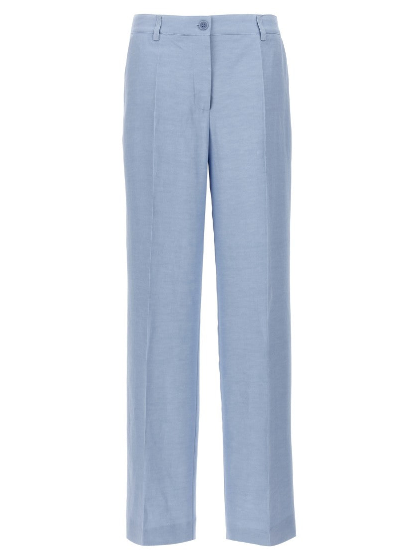P.A.R.O.S.H. Straight-Leg Pants With Pence Detailing