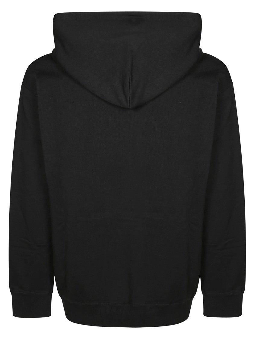 Mm6 By Maison Margiela Relaxed Fit Crew Neck Sweatshirt With Ribbed Detailing
