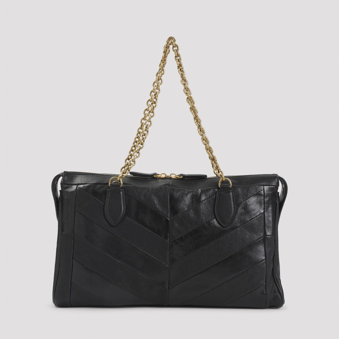 Valentino Garavani Panthea Black Lambskin Tote Bag