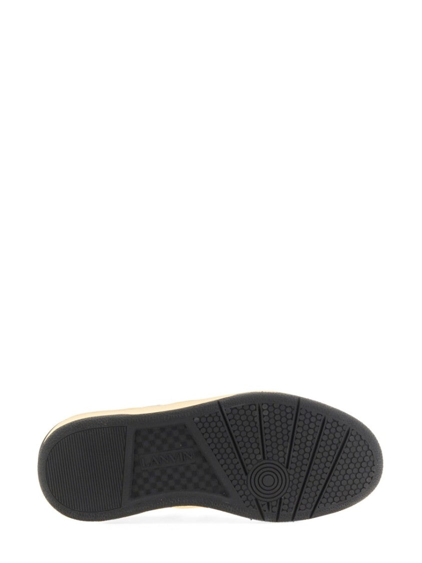 Lanvin Mesh, Suede And Nappa Leather Sneaker