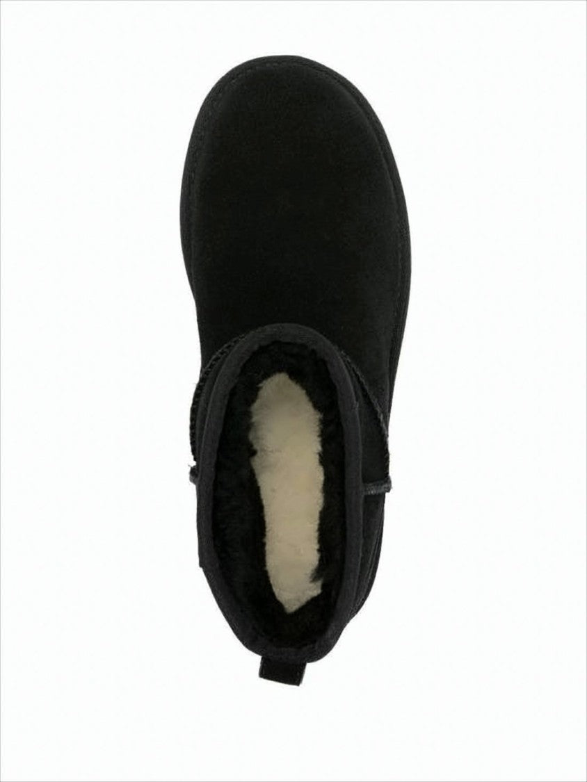 Ugg Ankle-High Suede Boots With Wool Lining