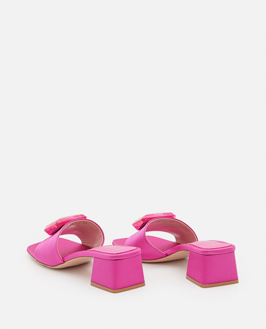 Gianvito Rossi 45Mm Satin Sandals