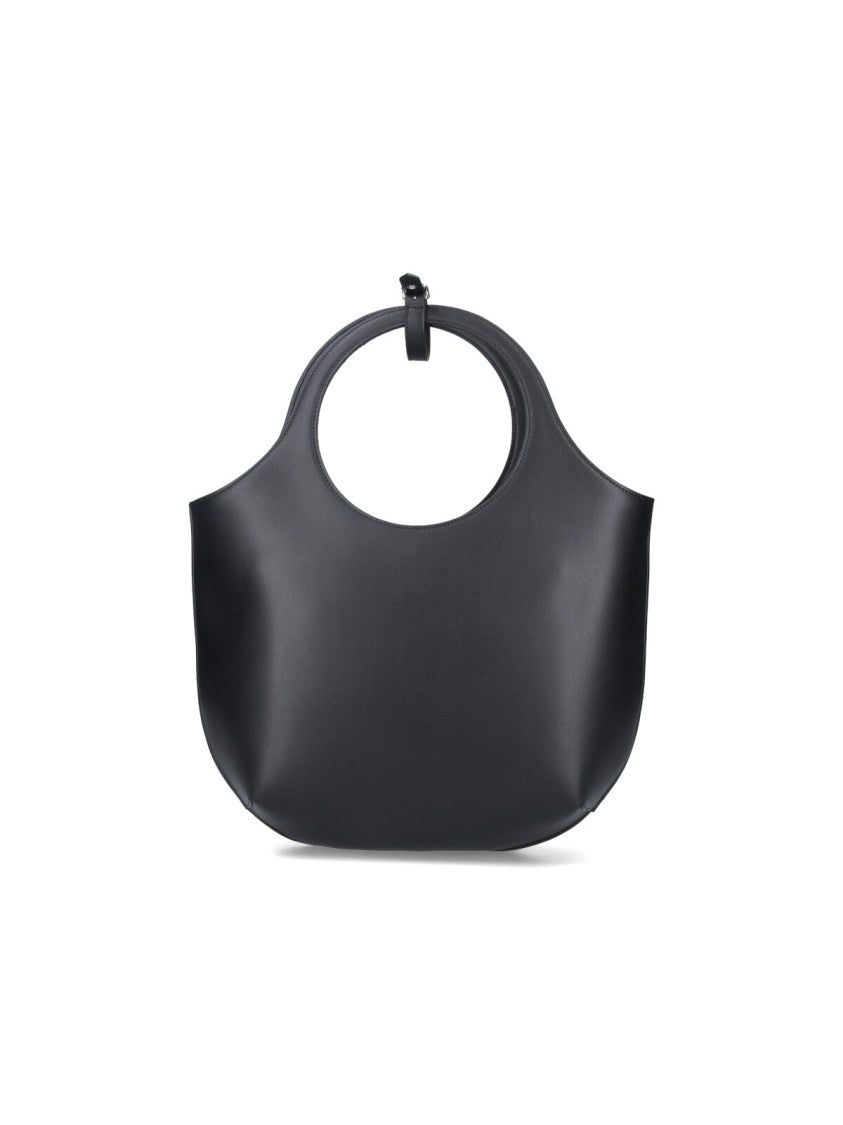 Courrèges "Holy" Medium Handbag – Black