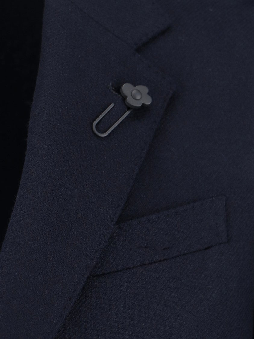 Lardini Single-Breasted Blazer – Navy