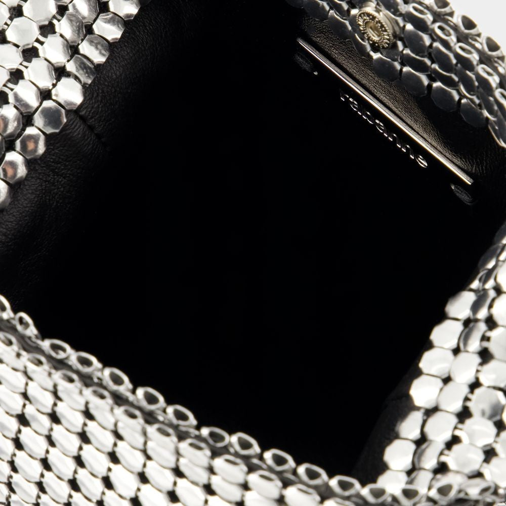 Rabanne Pixel Crossbody - Aluminum - Silver