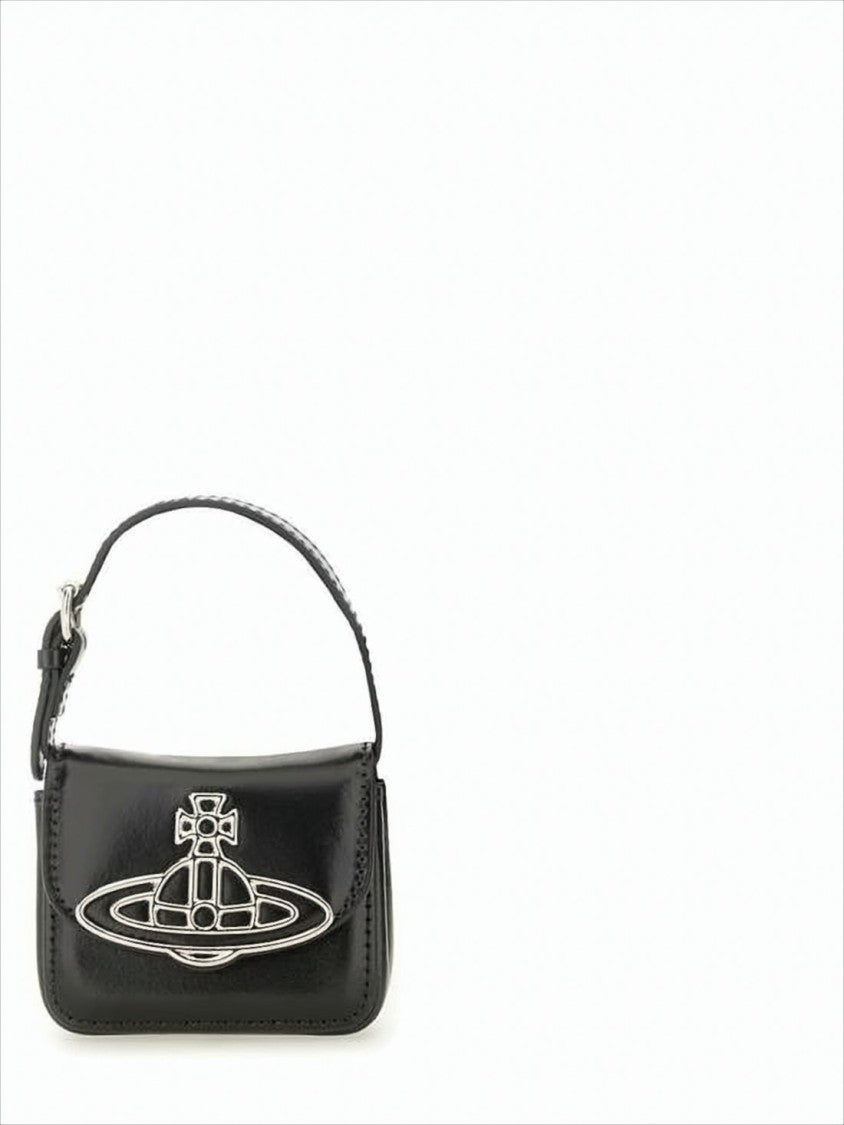 Vivienne Westwood Structured Small Tote Bag With Finish
