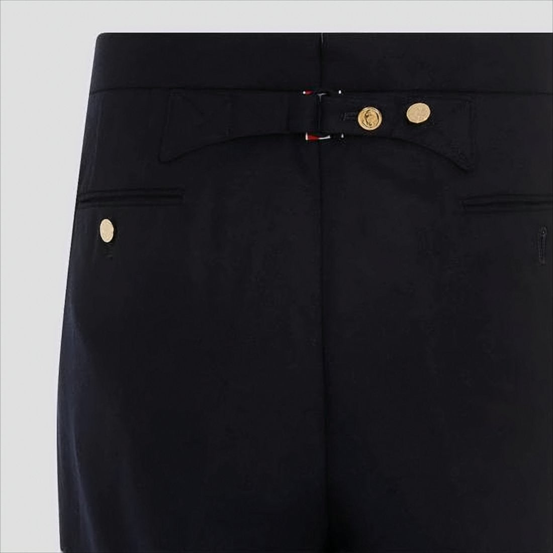 Thom Browne Tailored Suit Pants With Distinctive Side Stripes