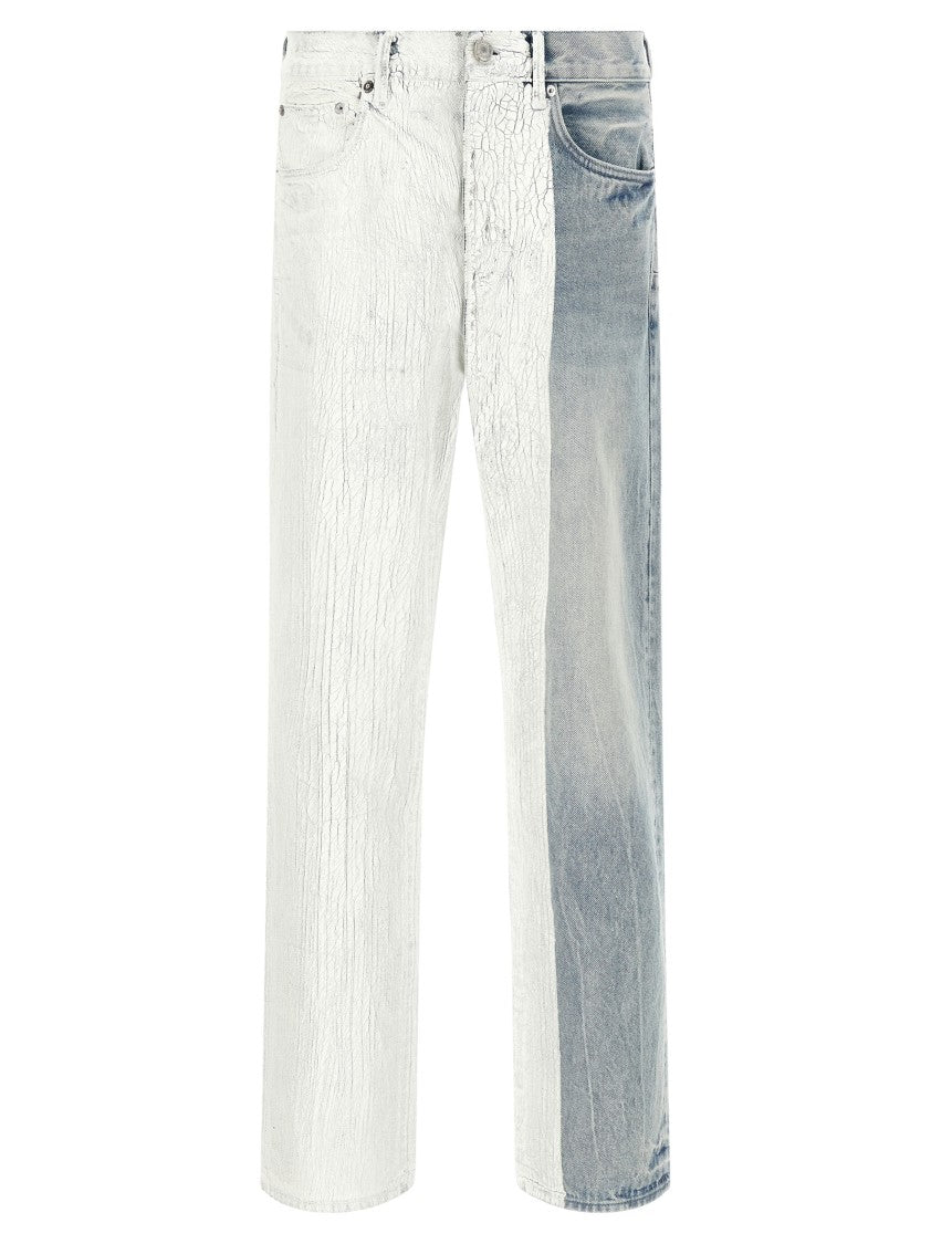 Purple Crackle Silver' Jeans