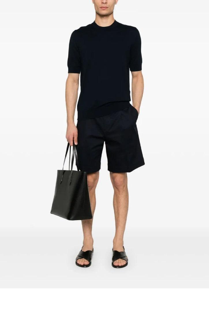Lardini Relaxed Fit Black T-Shirt